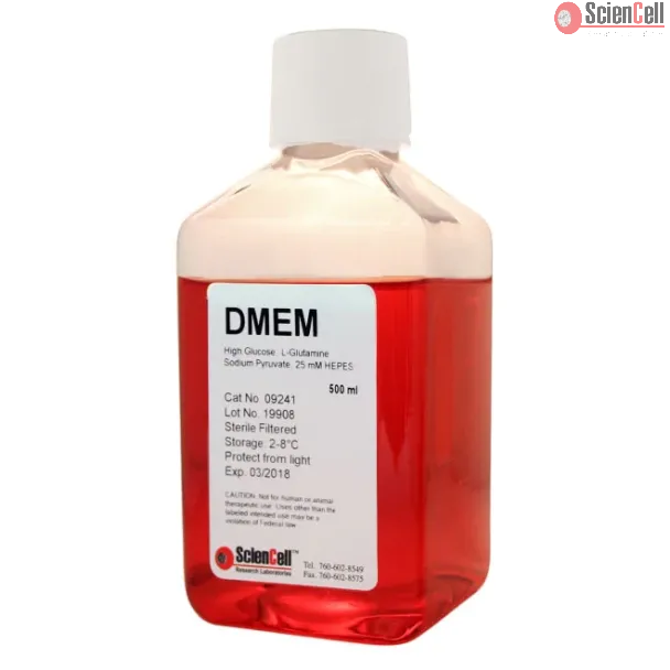 DMEM with High Glucose, L-Glutamine, Sodium Pyruvate and HEPES