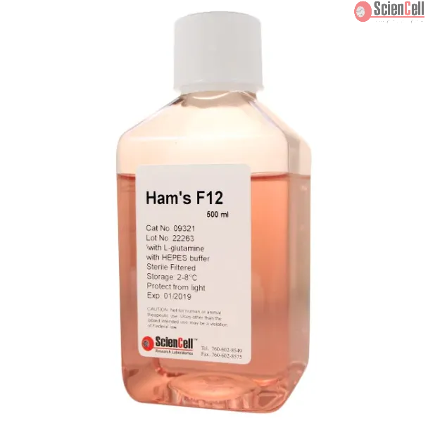Ham's F-12 nutrient mix with L-Glutamine and HEPES