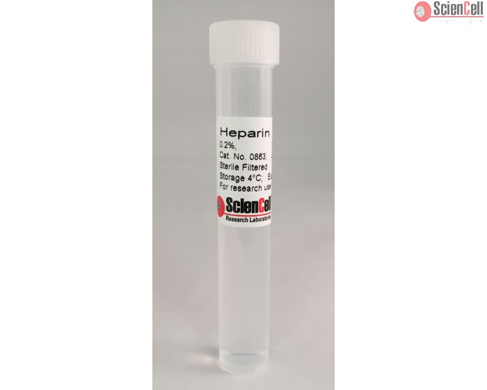 Heparin (0.2%), 5 ml