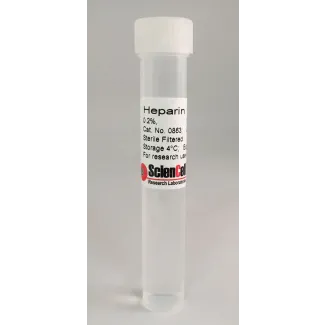 Heparin (0.2%), 5 ml