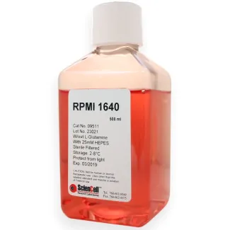 RPMI 1640 without L-Glutamine, with HEPES