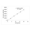 Figure 1. A typical of a DNA probe standard measured with ScienCell DNase Activity Assay.