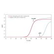 RT-qPCR and qPCR analyses were performed using a DNA primer set targeting gapdh mRNA with the isolated total RNA as template. ScienCell DualPrep DNA/RNA Isolation Kit shows no sign of genomic DNA contamination.

