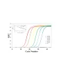 Dynamic range & PCR efficiency of GoldNStart TaqGreen qPCR Master Mix (Example. LDHA gene)