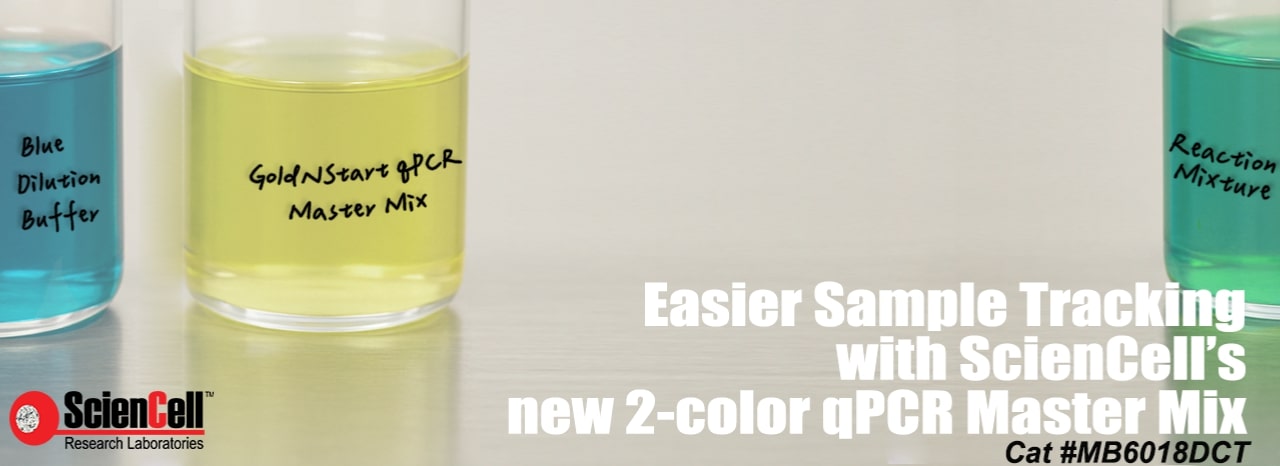 Introducing the New and Improved GoldNStart TaqGreen qPCR Master Mix –  Now with 2-Color Tracking! (Cat. #MB6018DCT)