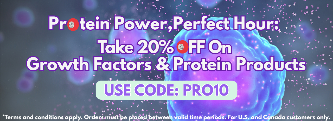 Unlock 20% OFF on All Growth Factors & Proteins! Unlock 20% OFF on All Growth Factors & Proteins!